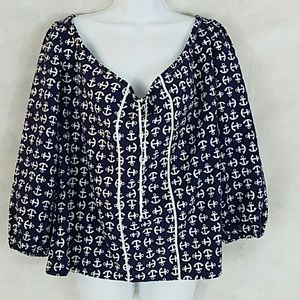 Anchor plus - sized sailor nautical top